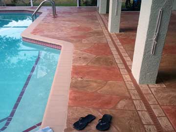 Is your pool deck in need of an update? We offer professional pool deck resurfacing!